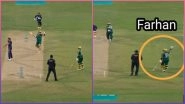 Sahibzada Farhan Declines Steve Smith Single in PSL 2026: Viral Moment Triggers Babar Azam Incident in BBL Comparisons (Watch Video)
