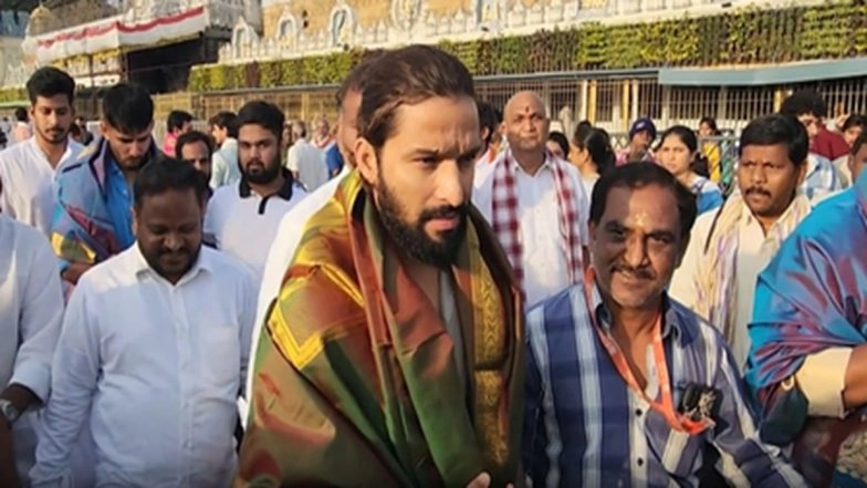 RCB Skipper Rajat Patidar, Jitesh Sharma Visit Tirumala Temple Ahead of CSK Clash