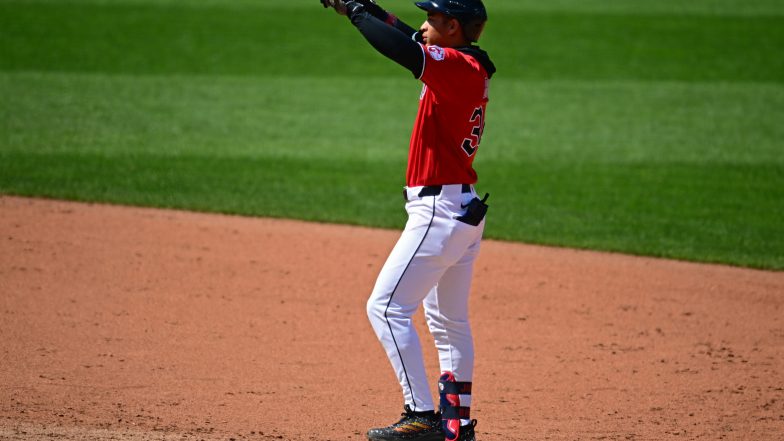 Angel Martinez Hits a Grand Slam, Guardians Rout Royals 10-2