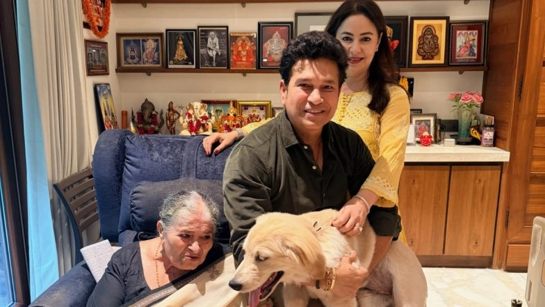 Sachin Tendulkar Celebrates 53rd Birthday with Heartwarming Family Post Featuring Mother Rajni and Wife Anjali
