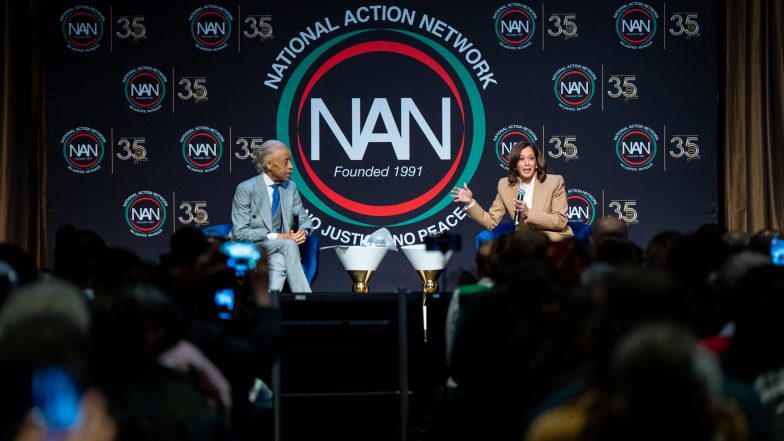 Democratic Presidential Prospects Court Activists at Al Sharpton's Conference