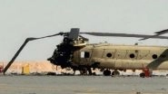 Iran War Update: Tehran Releases Photos Purportedly Showing Wreckage of US Army CH-47 Chinook Helicopter in Kuwait