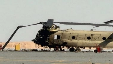 Iran War Update: Tehran Releases Photos Purportedly Showing Wreckage of US Army CH-47 Chinook Helicopter in Kuwait