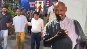 social-viral-Vinod Kambli Assisted Out of Wankhede Stadium After Attending IPL 2026 Match, Video Goes Viral