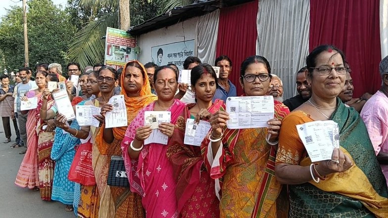 West Bengal Elections 2026 Phase 2 Voting: Polling Underway for 142 Seats; Mamata Banerjee Faces Suvendu Adhikari in High-Stakes Bhabanipur Battle