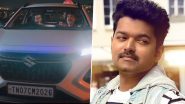 &lsquo;TN 07 CM 2026&rsquo;: Premgi Amaran&rsquo;s Post Featuring &lsquo;GOAT&rsquo; Clip Showing Vijay in Car With Same Registration Number Goes Viral After TVK Win (Watch)