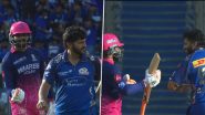 Ravindra Jadeja, Shardul Thakur Involved in On-Field Banter During MI vs RR IPL 2026, Video Goes Viral