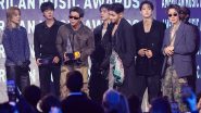 American Music Awards 2026 Winners: BTS Sweeps 3 Major Honours, &lsquo;Golden&rsquo; Wins Song of the Year at AMAs &ndash; Full List Inside