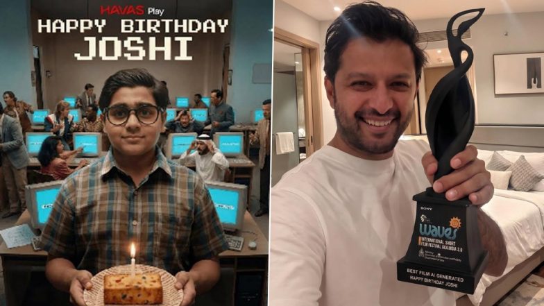 Ajay Devgn-Backed AI Film &lsquo;Happy Birthday Joshi&rsquo; Wins Big at WAVES International Short Film Festival in Goa; Vatsal Sheth Expresses Joy