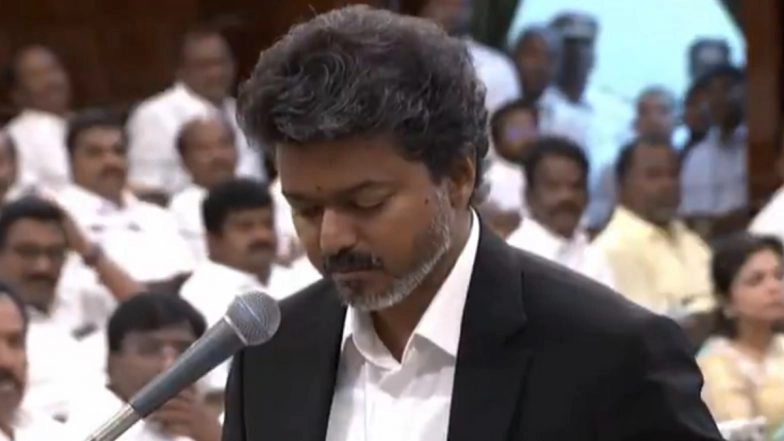 Tamil Nadu CM Joseph Vijay Takes Oath As MLA at Chennai Secretariat