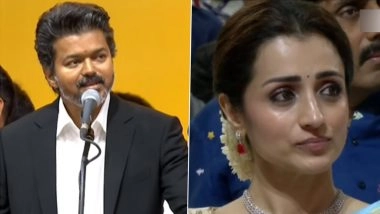 Trisha Krishnan&rsquo;s Emotional Reaction As Vijay Takes Oath As Tamil Nadu CM Goes Viral (Watch Video)