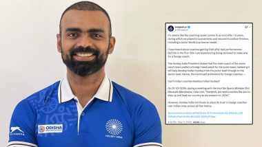 PR Sreejesh Questions His Removal As India's Junior Hockey Coach, Alleges Federation Preferring Foreign Appointments