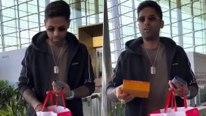 social-viral-Suryakumar Yadav Distributes Sweets to Paparazzi To Celebrate Birth of Daughter, Video Goes Viral