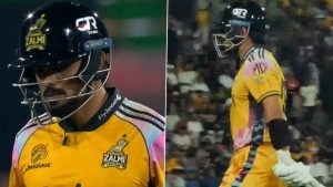 sports-Babar Azam Wicket Video: Ace Opener Dismissed for Golden Duck by Mohammad Ali in Peshawar Zalmi vs Hyderabad Kingsmen PSL 2026 Final
