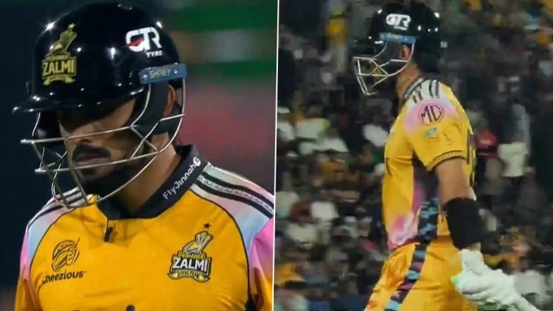 Babar Azam Wicket Video: Ace Opener Dismissed for Golden Duck by Mohammad Ali in Peshawar Zalmi vs Hyderabad Kingsmen PSL 2026 Final