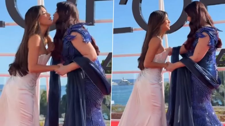 Cannes 2026: Aishwarya Rai Bachchan, Eva Longoria Greet Each Other With Cheek Kisses (Watch Video)