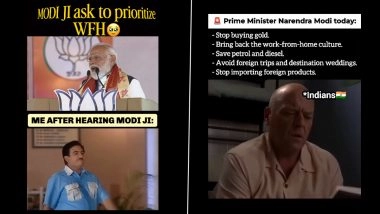 &lsquo;Work From Home&rsquo; Memes and Jokes Go Viral As PM Modi Calls for Reduced Office Days