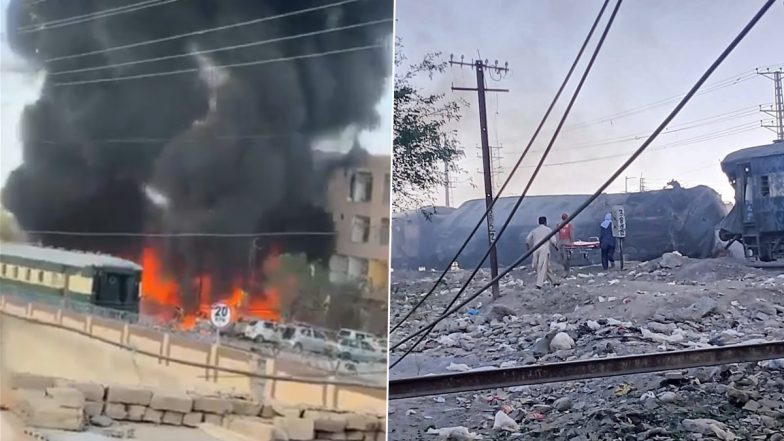 Pakistan Train Blast: 24 Killed, Over 50 Injured After Powerful Explosion Targets Military Train in Quetta (Watch Video)