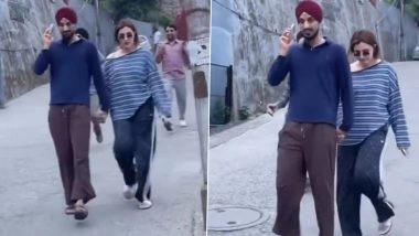 Arshdeep Singh and Samreen Kaur Viral Video: PBKS Star Spotted Walking Together in Dharamshala Without Security