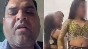 social-viral-Adarsh Sharma Lala Video: Obscene Dance Clip of Jhansi BJP Leader Goes Viral; He Calls It AI-Generated