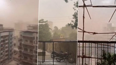 Dust Storm in Thane and Navi Mumbai: Panic As Strong Winds Hit Mumbai Metropolitan Region, Netizens Share &lsquo;Scary&rsquo; Videos