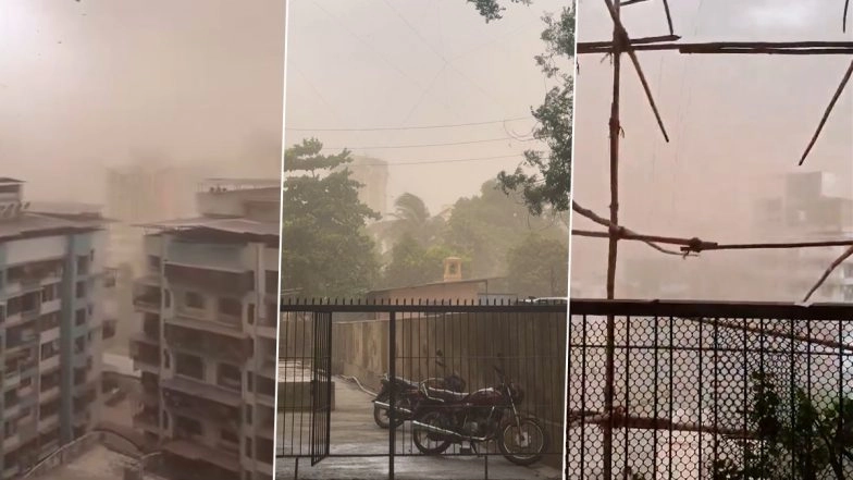 Dust Storm in Thane and Navi Mumbai: Panic As Strong Winds Hit Mumbai Metropolitan Region, Netizens Share &lsquo;Scary&rsquo; Videos