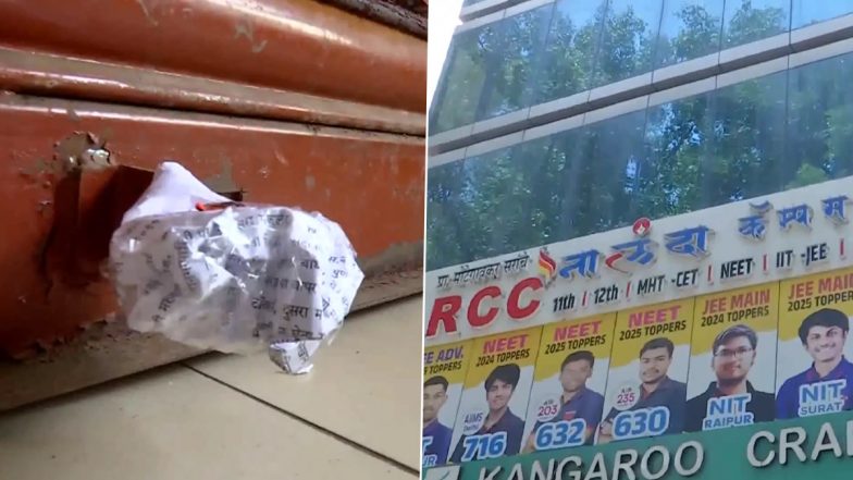 NEET UG 2026 Exam Paper Leak Case: Pune Civic Body Seals RCC Coaching Classes Owned by Arrested Accused Shivraj Motegaonkar (Watch Video)