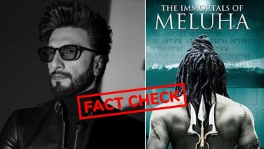 Fact Check: &lsquo;Dhurandhar&rsquo; Star Ranveer Singh To Play Lord Shiva in &lsquo;The Immortals of Meluha&rsquo; Trilogy?