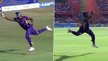 Rovman Powell Takes One-Handed Stunner to Dismiss Heinrich Klaasen During SRH vs KKR IPL 2026 (Watch Video)