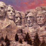 Donald Trump Shares Image of Himself on Mount Rushmore in Late-Night Truth Social Posting Spree