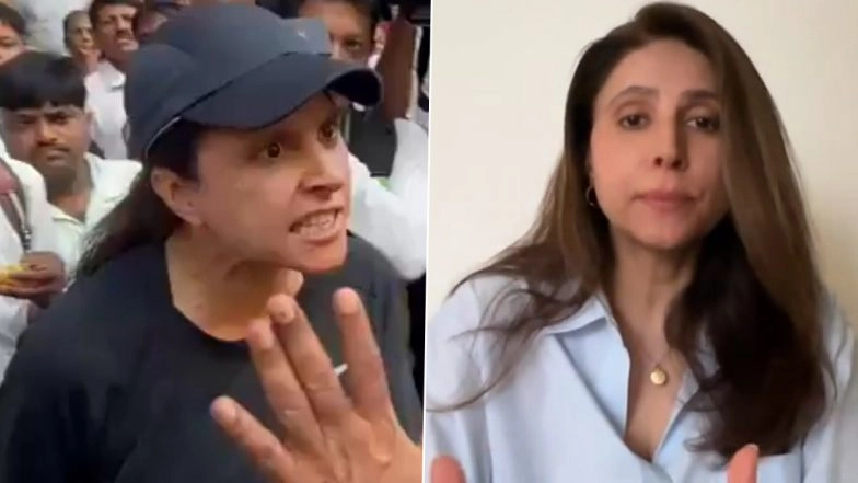 'Don't Use My Shoulder for Politics': Teena Choudhry Breaks Silence on Viral Confrontation With Girish Mahajan, Cites 90-Minute Police Inaction (Watch Video)