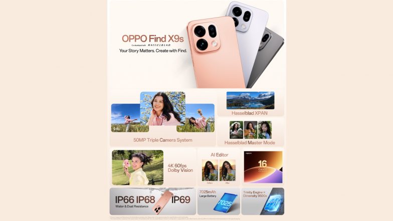 Oppo Find x9s Price and Other Details