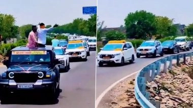 Saubhagya Singh Thakur Viral Video: BJP Leader&rsquo;s 200-Vehicle Convoy in Bhopal Sparks Row Amid PM Narendra Modi&rsquo;s Fuel-Saving Appeal