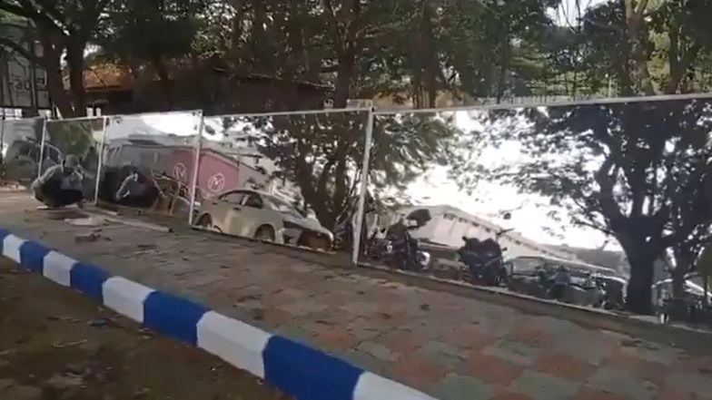Mysuru Mirror Viral Video: Mysuru Uses Mirrors To Tackle Public Urination