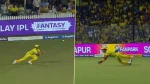 Debutant Ramakrishna Ghosh Grabs Spectacular Catch To Dismiss Will Jacks During CSK vs MI IPL 2026 El Clasico (Watch Video)
