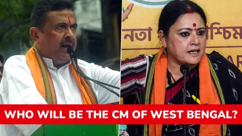 Who Will Be the CM of West Bengal? Suvendu Adhikari and Agnimitra Paul Emerge As Top Contenders