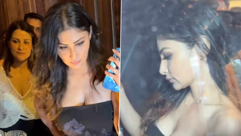 Mouni Roy Ignores Paparazzi As She Makes First Public Appearance Amid Suraj Nambiar Divorce Rumours (Watch Video)