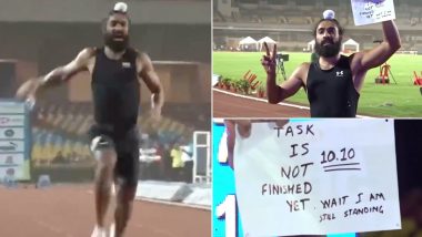 Watch Video: Gurindervir Singh Becomes Fastest Indian Ever With Historic 10.09s 100m Sprint