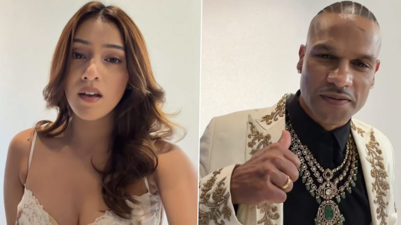 RJ Mahvash Hops on New Instagram Trend With &lsquo;Brother&rsquo; Shikhar Dhawan Amid Yuzvendra Chahal Relationship Chatter (Watch Video)