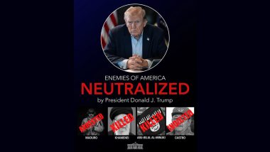 &lsquo;Justice Will Be Served&rsquo;: White House Declares America&rsquo;s &lsquo;Enemies Neutralised&rsquo; as Donald Trump Targets Nicolas Maduro, Raul Castro and Ayatollah Ali Khamenei