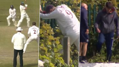 Viral Video Shows James Anderson Searching for Lost Ball in Bushes During County Championship