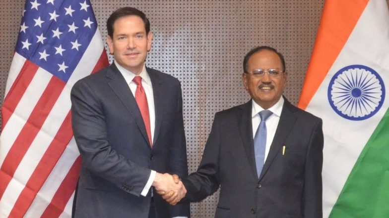 NSA Ajit Doval and US Secretary of State Marco Rubio Discuss Defence, Security and TRUST Initiative in New Delhi