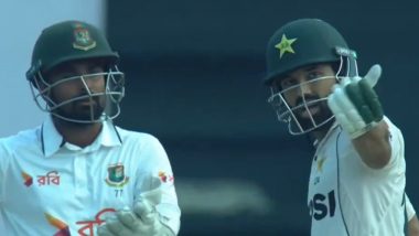 'Overacting ke 50 Paise Katenge' Bangladesh Players Troll Mohammad Rizwan With Bollywood One-Liner in Sylhet Test (Watch Video)