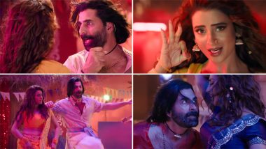 &lsquo;Welcome to the Jungle&rsquo; Song &lsquo;Ghis Ghis Ghis&rsquo;: Akshay Kumar Channels His Inner Bhojpuri Hero With Akshara Singh in New Track (Watch Video)