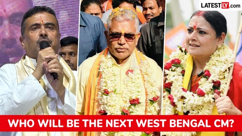 Suvendu Adhikari or Dilip Ghosh or Agnimitra Paul, Who Will Become Next West Bengal CM? Check Top BJP Contenders for Post of Chief Minister