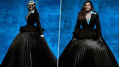 Ananya Birla Met Gala 2026 Debut: Singer Wears Robert Wun Couture and Subodh Gupta Face Mask (View Post)