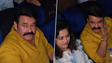 &lsquo;Drishyam 3&rsquo;: Mohanlal Holds Back Tears After Thunderous Audience Response to Georgekutty During FDFS Screening (Watch Viral Video)