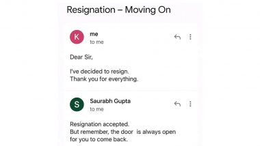 Viral Manager Resignation Response Wins Praise for &lsquo;Door Is Always Open&rsquo; Reply