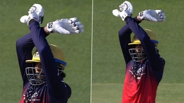 Venkatesh Iyer Recreates Thalapathy Vijay's Celebration From Movie 'Mersal' After Hitting Half-Century in PBKS vs RCB IPL 2026 Match (Watch Video)