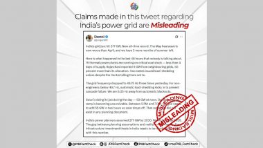 PIB Fact Check Debunks &lsquo;Misleading&rsquo; Power Crisis Claims, Says Grid Stable and Demand Fully Met